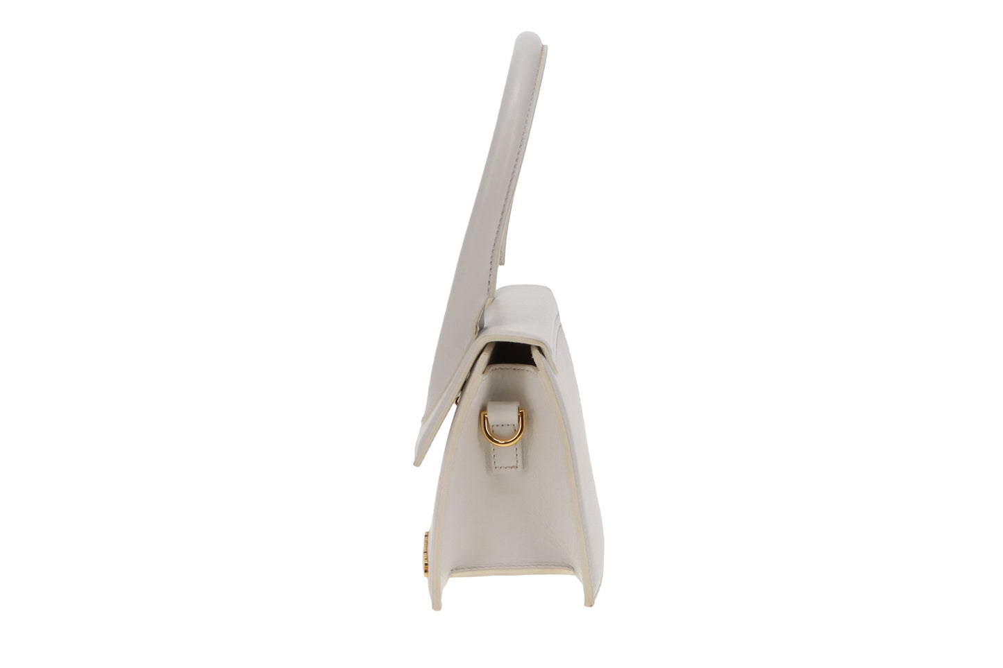 Jacquemus Le Chiquito Small Bag – White Leather with Gold Hardware