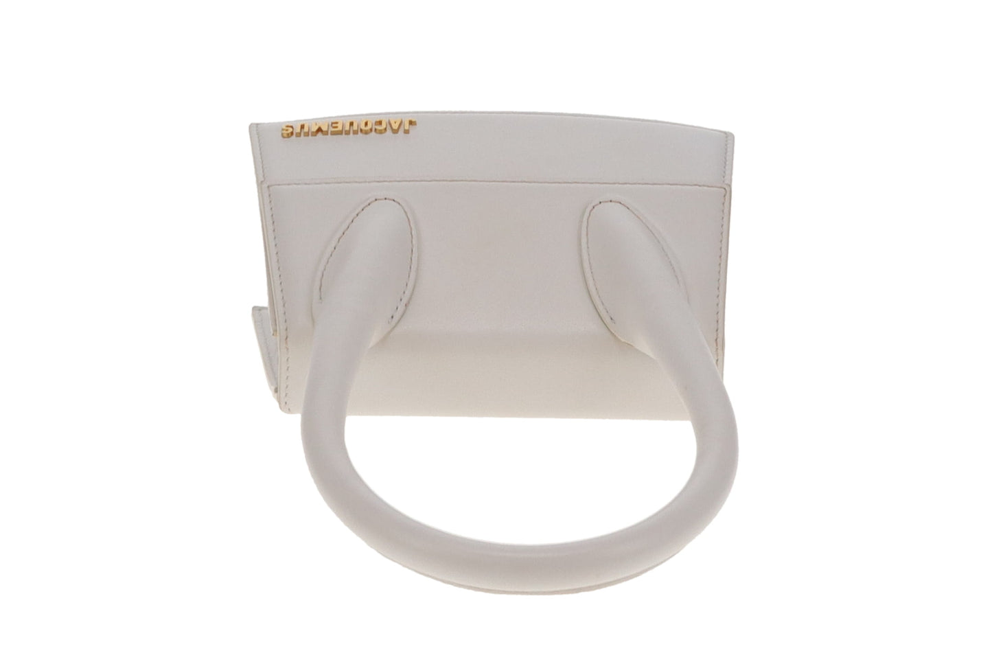 Jacquemus Le Chiquito Small Bag – White Leather with Gold Hardware