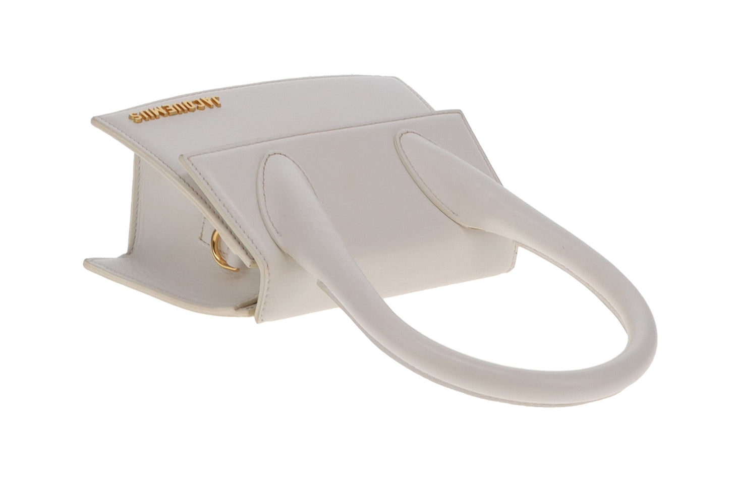 Jacquemus Le Chiquito Small Bag – White Leather with Gold Hardware
