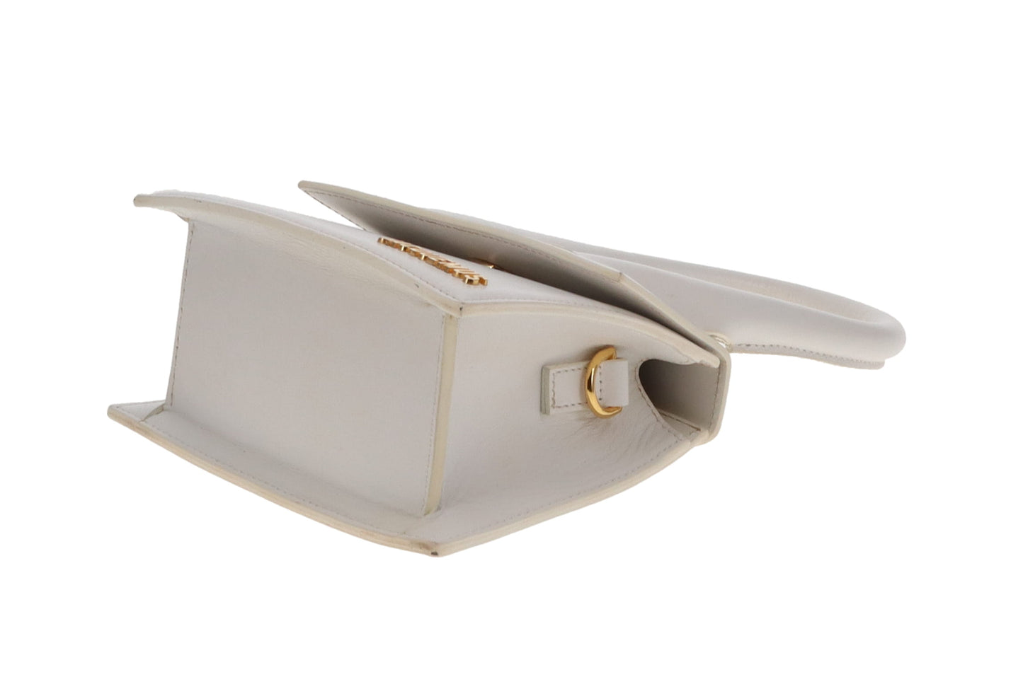 Jacquemus Le Chiquito Small Bag – White Leather with Gold Hardware