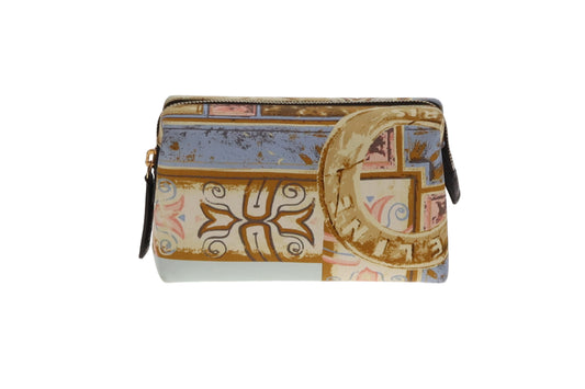Celine Vintage Fabric Pouch Cosmetic Bag
