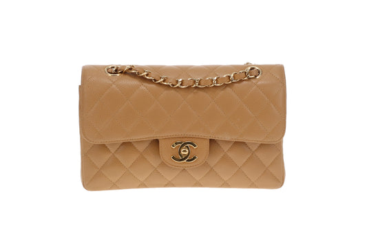 Chanel Classic Double Flap Small Caramel Caviar GHW 2008/09