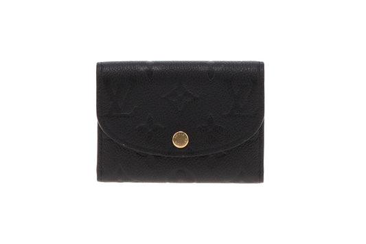 Louis Vuitton Noir Empreinte Rosalie Coin Purse