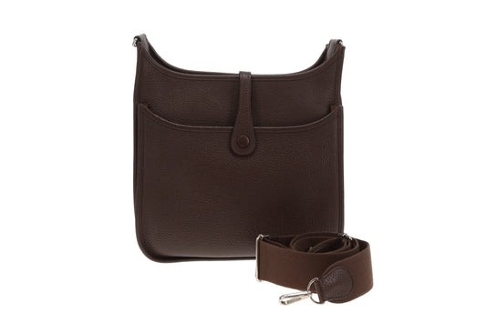 Hermes Evelyne III PM Cafe Clemence Leather