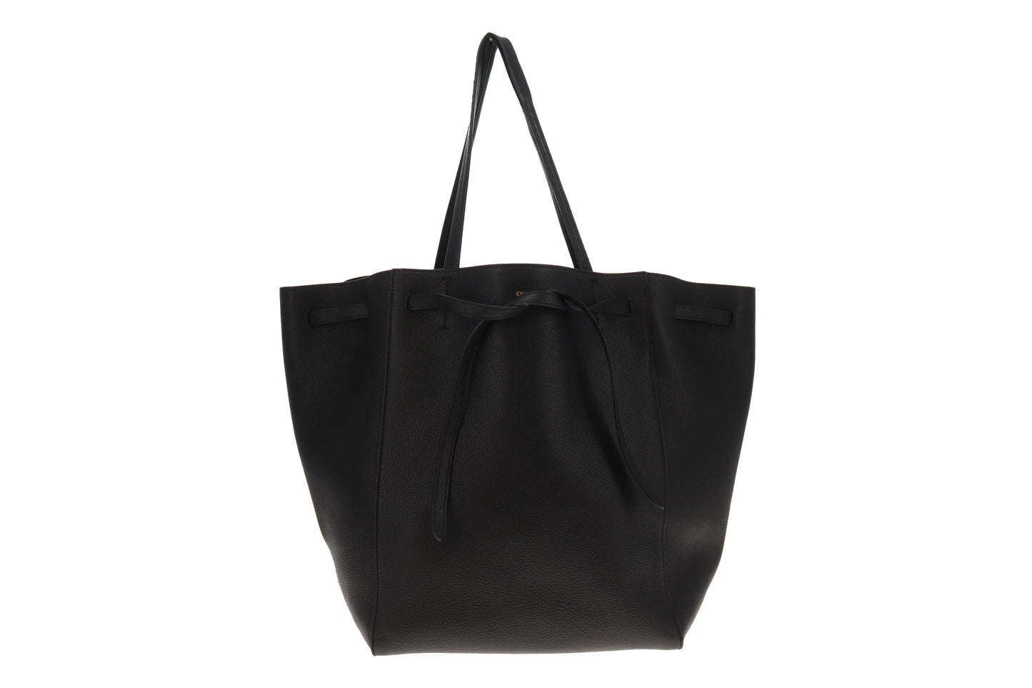 Celine Phantom Cabas Black Leather