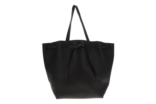 Celine Phantom Cabas Black Leather