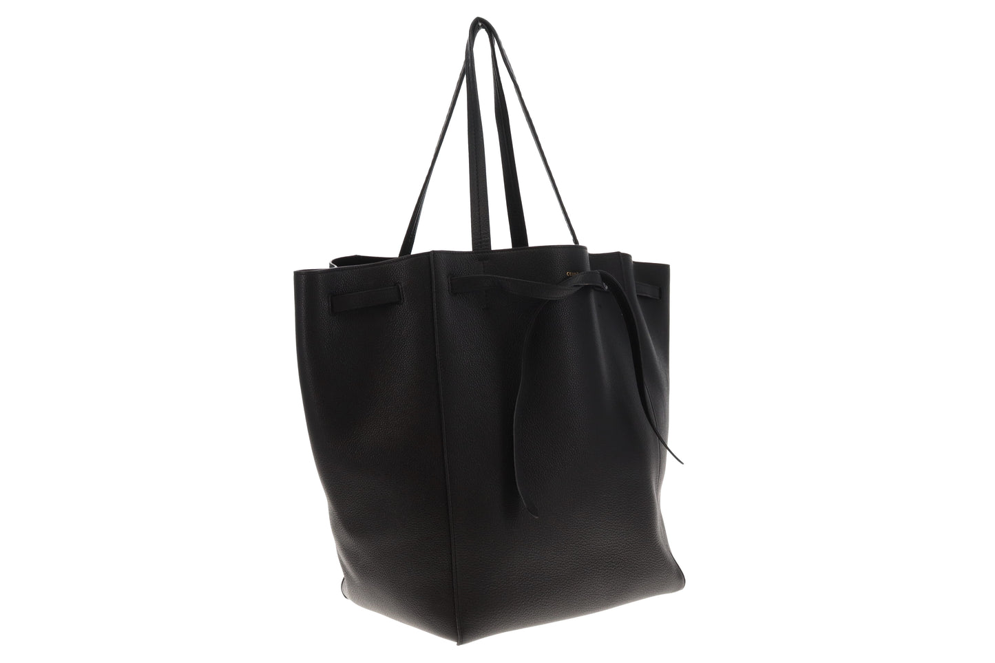Celine Phantom Cabas Black Leather