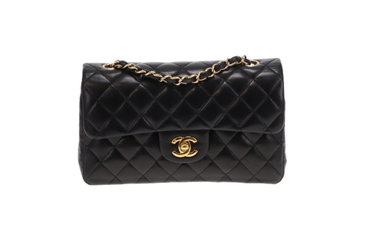 Chanel Classic Double Flap Small Black Lambskin GHW 2006/08