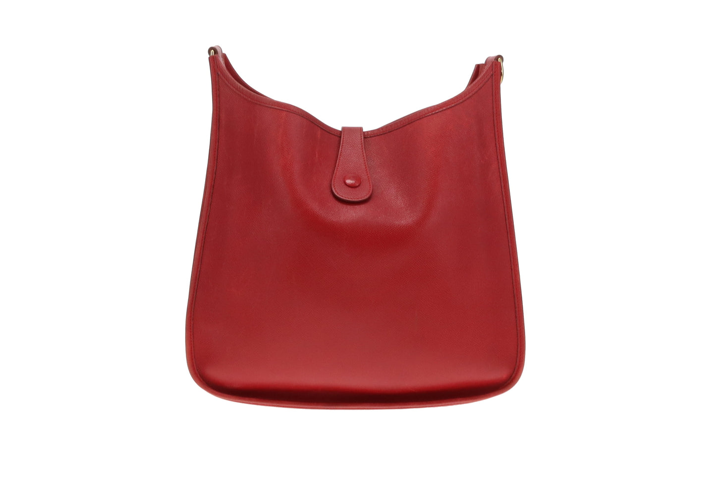 Hermes Vintage Rouge Evelyne I GM Epsom Leather 1997