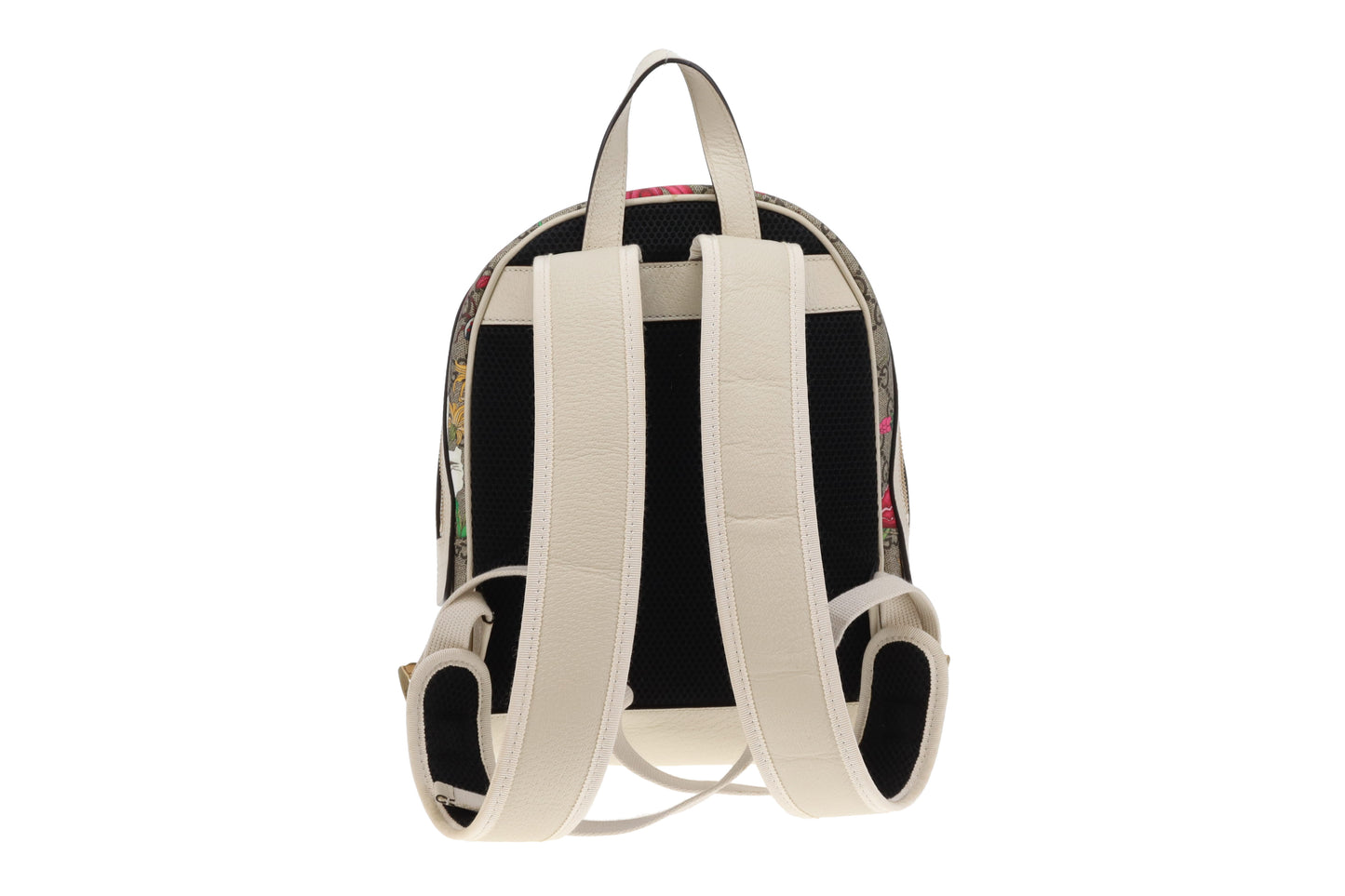 Gucci Ophidia Backpack Flora GG Supreme and Ivory Leather