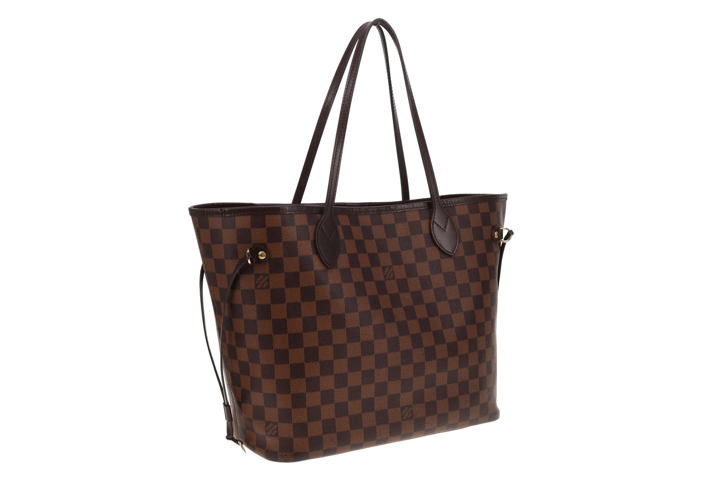 Louis Vuitton Neverfull MM with Pochette Classic Damier Ebene SF0175 - 2015