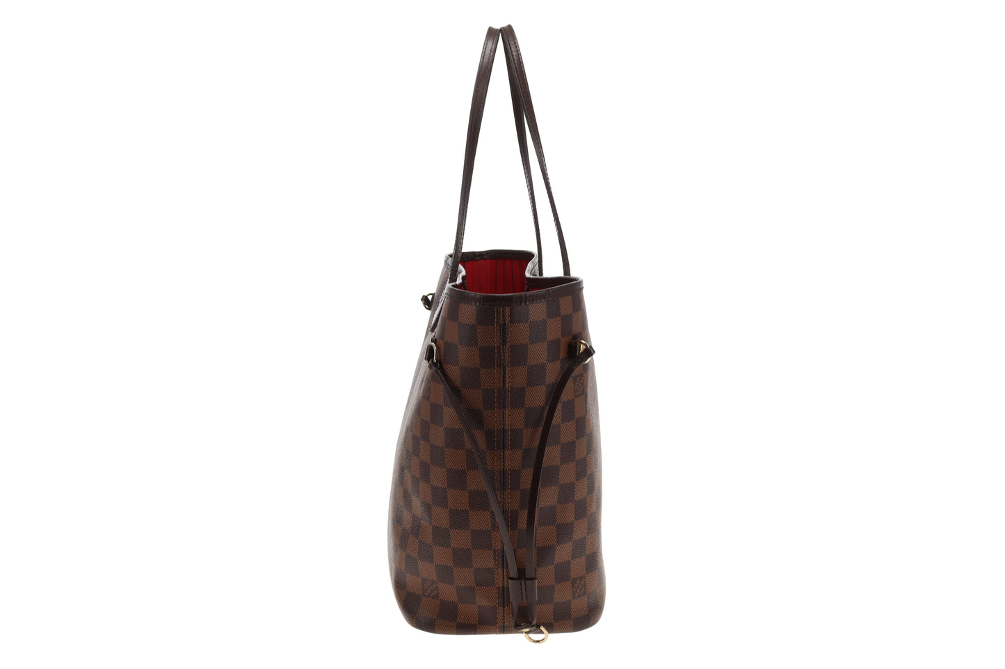 Louis Vuitton Neverfull MM with Pochette Classic Damier Ebene SF0175 - 2015