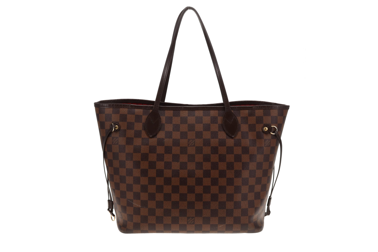 Louis Vuitton Neverfull MM with Pochette Classic Damier Ebene SF0175 - 2015