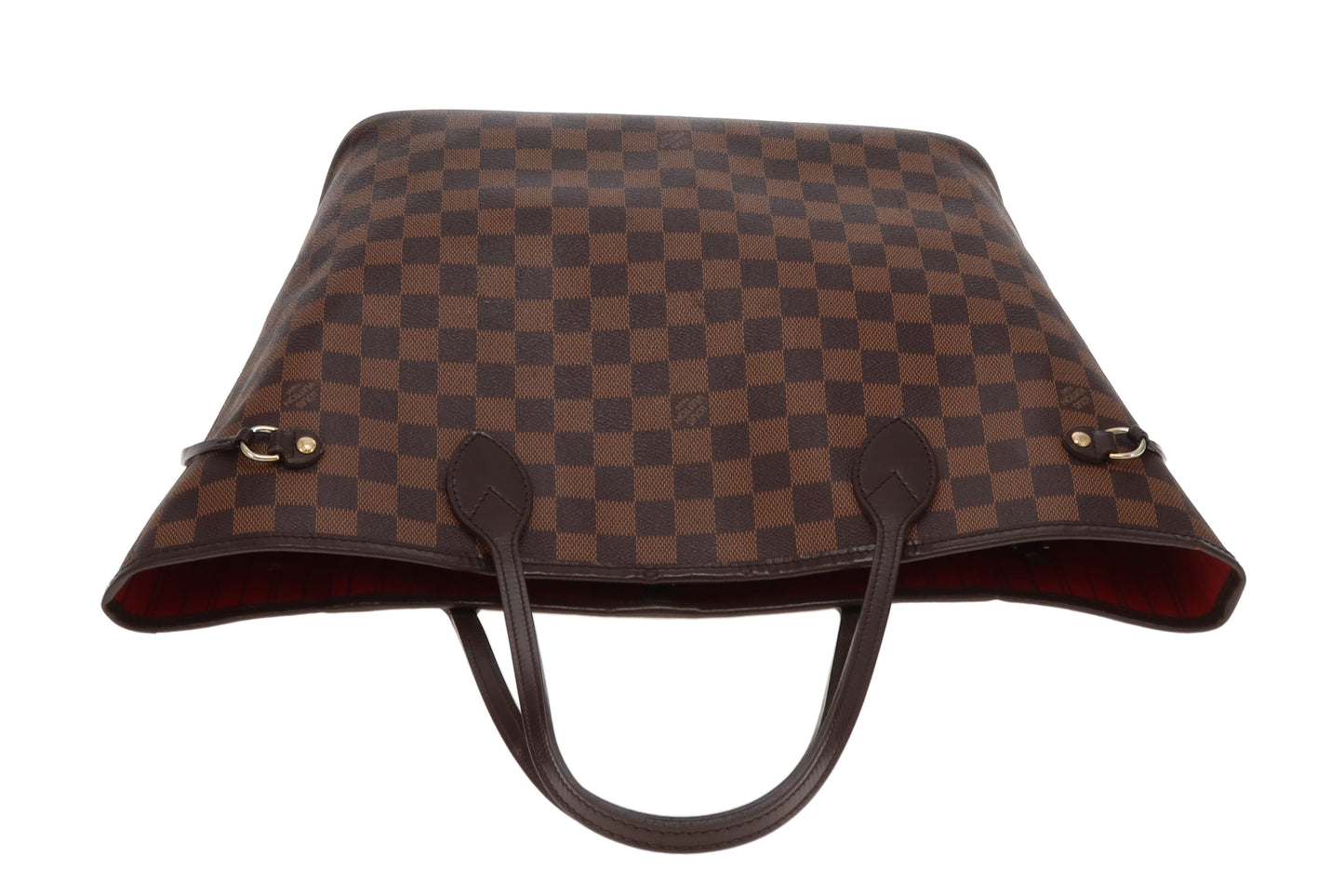 Louis Vuitton Neverfull MM with Pochette Classic Damier Ebene SF0175 - 2015