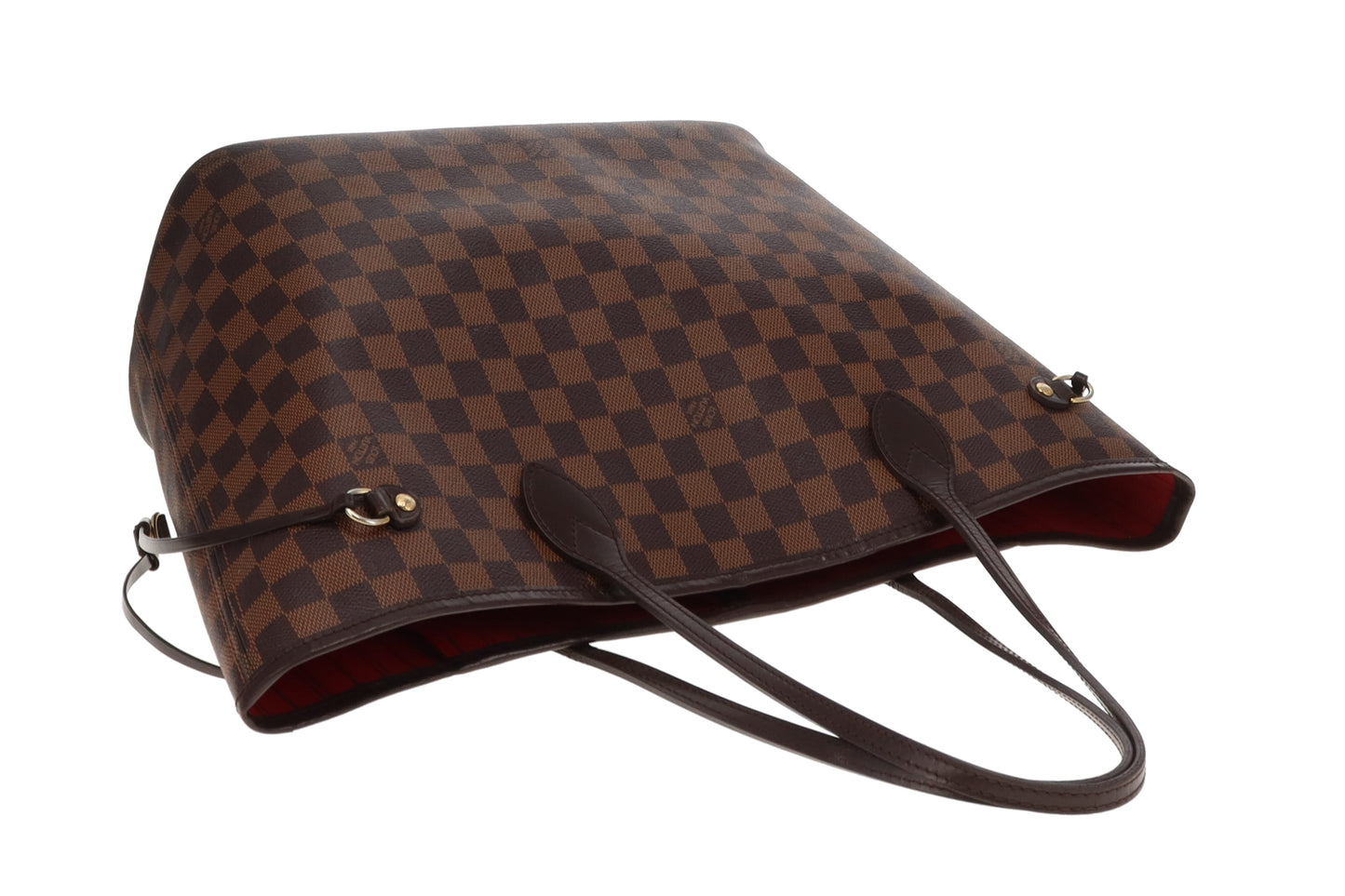 Louis Vuitton Neverfull MM with Pochette Classic Damier Ebene SF0175 - 2015
