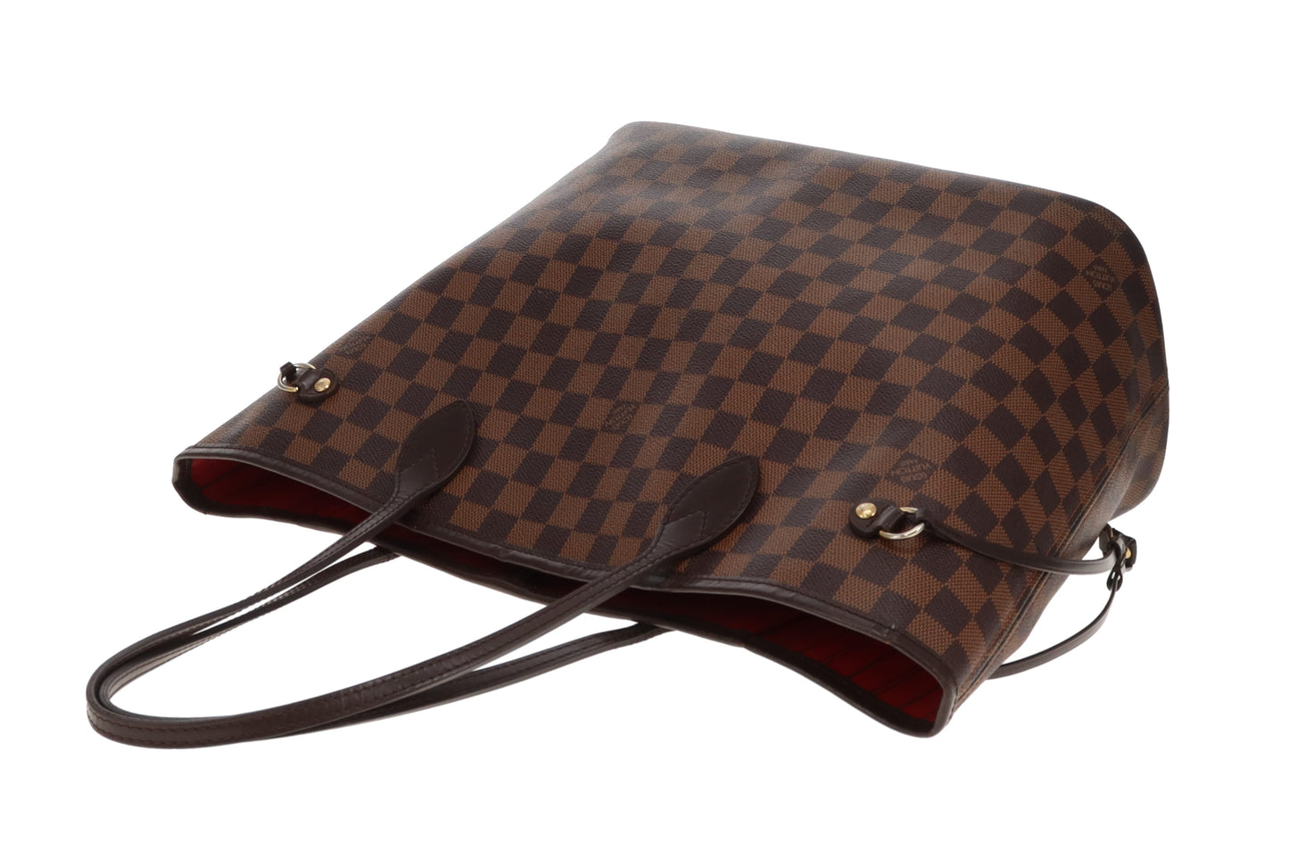 Louis Vuitton Neverfull MM with Pochette Classic Damier Ebene SF0175 - 2015