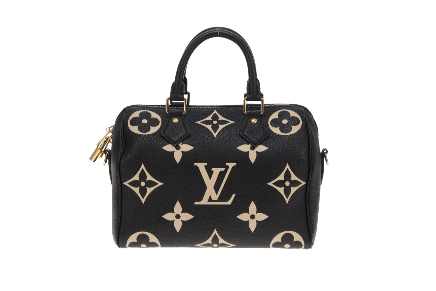 Louis Vuitton Speedy 25 Bandouliere Bicolour Monogram Empreinte (NFID) GH
