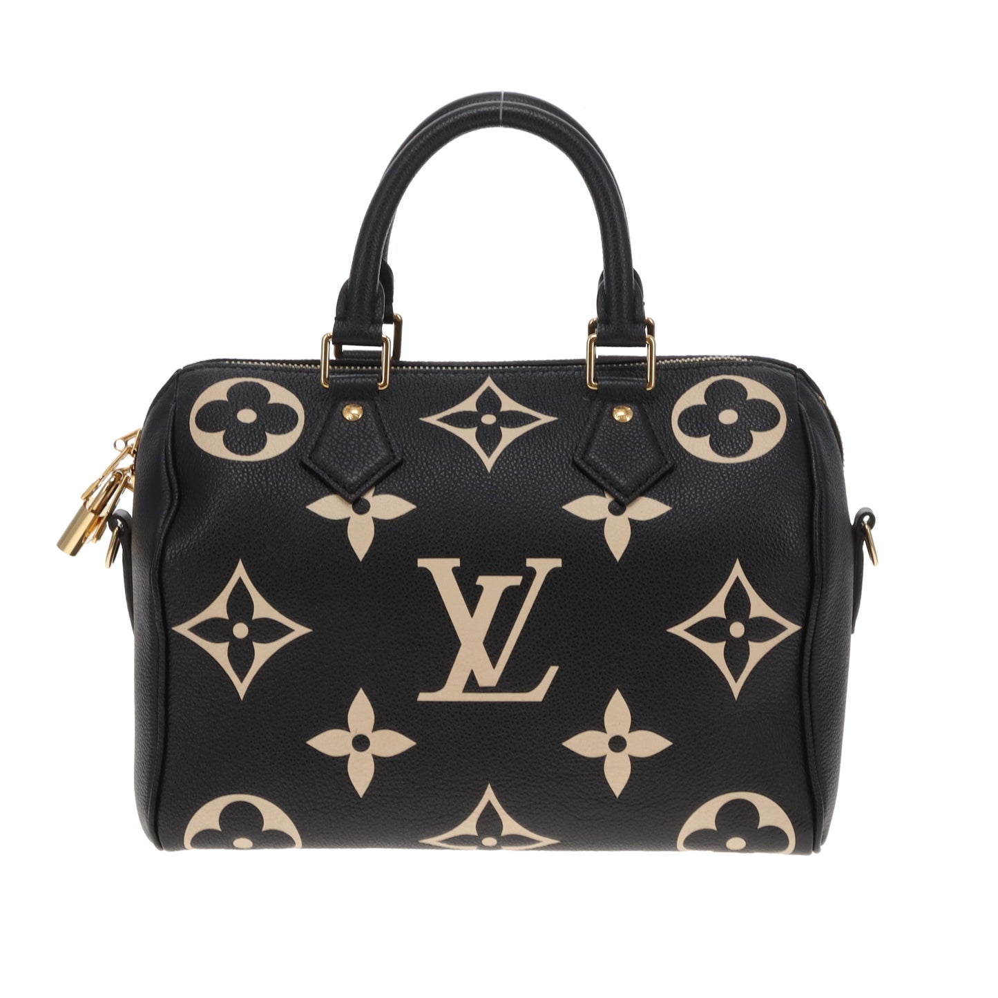 Louis Vuitton Speedy 25 Bandouliere Bicolour Monogram Empreinte (NFID) 2