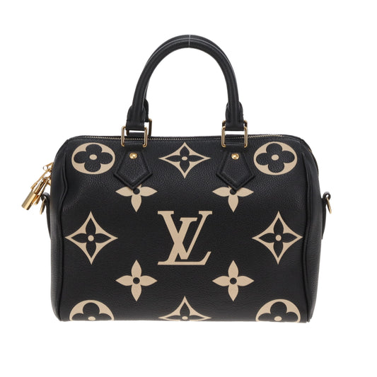 Louis Vuitton Speedy 25 Bandouliere Bicolour Monogram Empreinte (NFID) 2