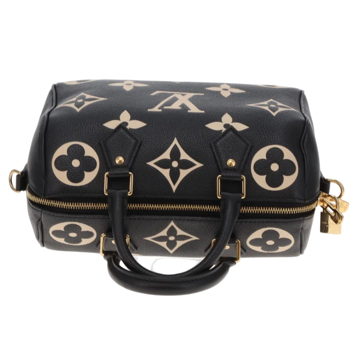 Louis Vuitton Speedy 25 Bandouliere Bicolour Monogram Empreinte (NFID) 2