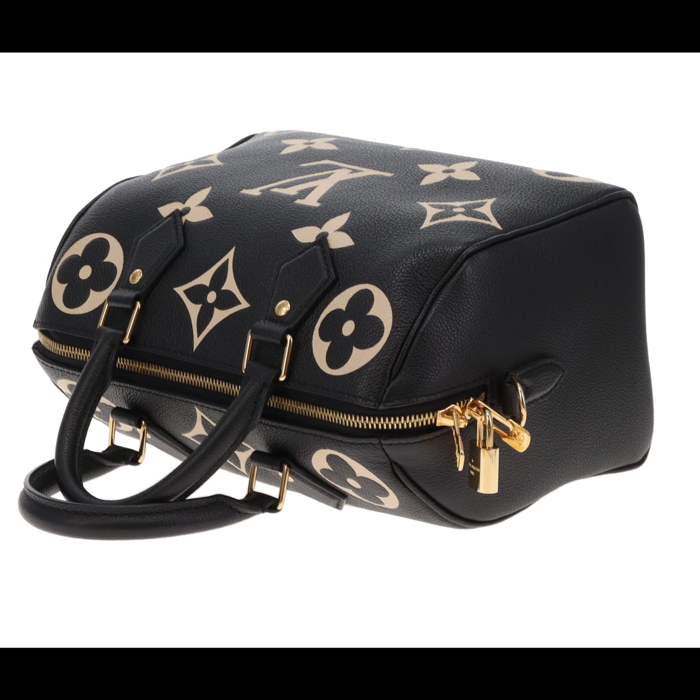 Louis Vuitton Speedy 25 Bandouliere Bicolour Monogram Empreinte (NFID) 2