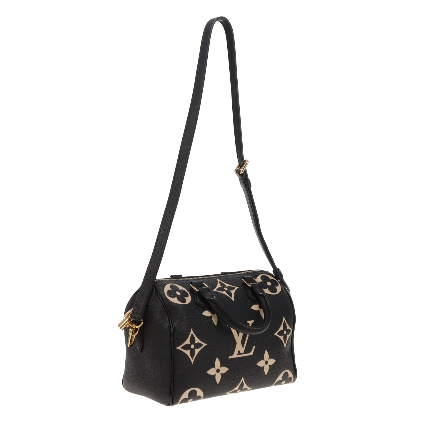 Louis Vuitton Speedy 25 Bandouliere Bicolour Monogram Empreinte (NFID) 2