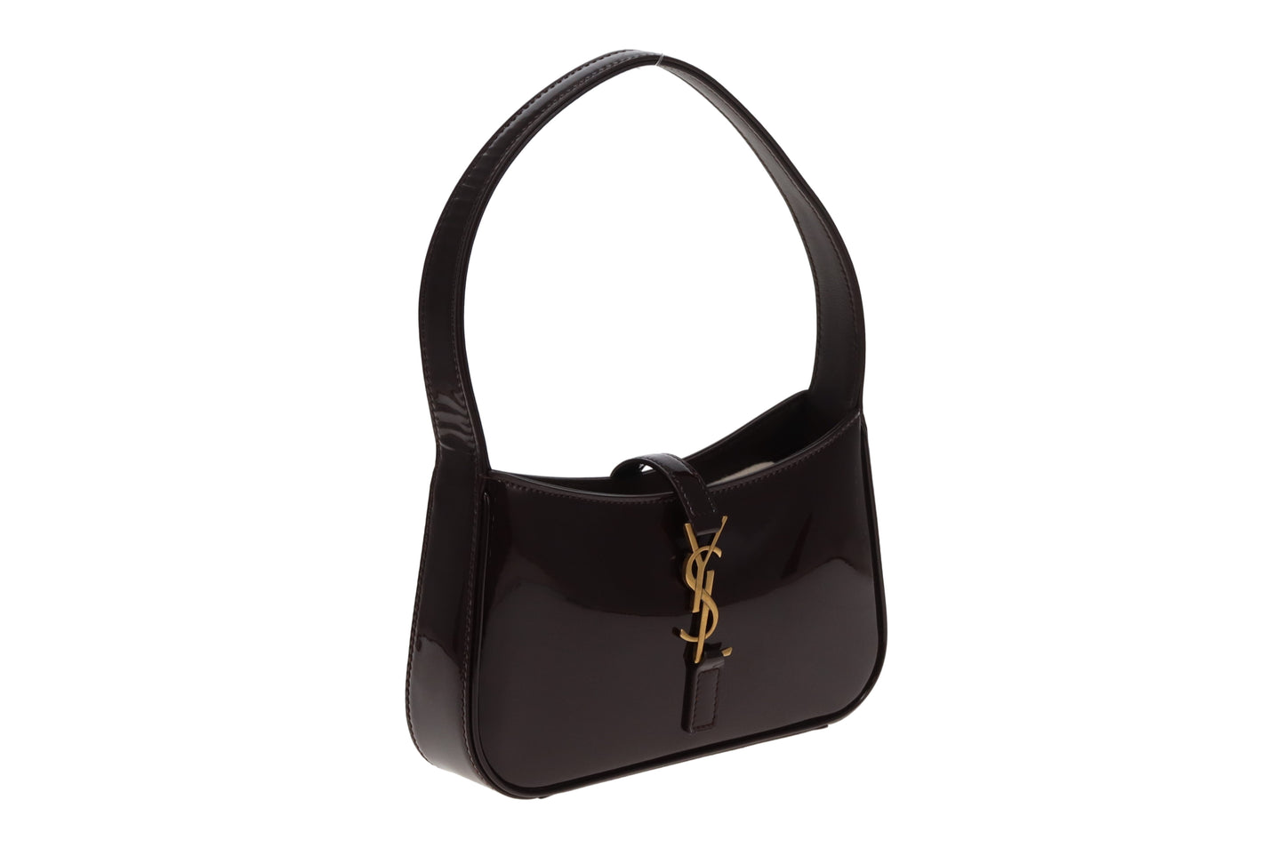 Saint Laurent Le 5  à  7 Mini Burgundy Patent 2024