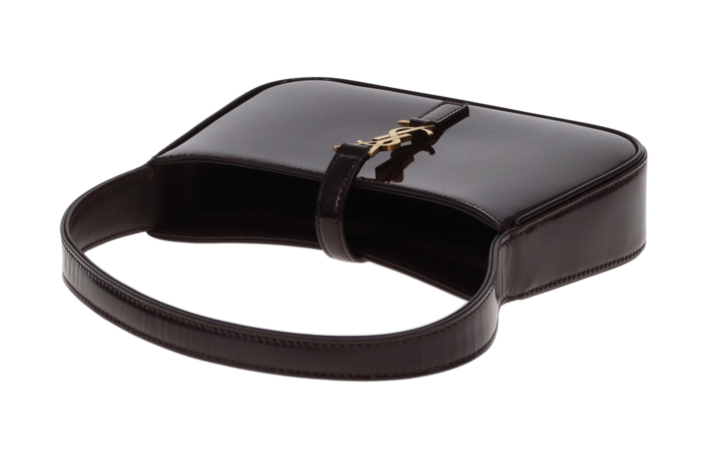 Saint Laurent Le 5  à  7 Mini Burgundy Patent 2024