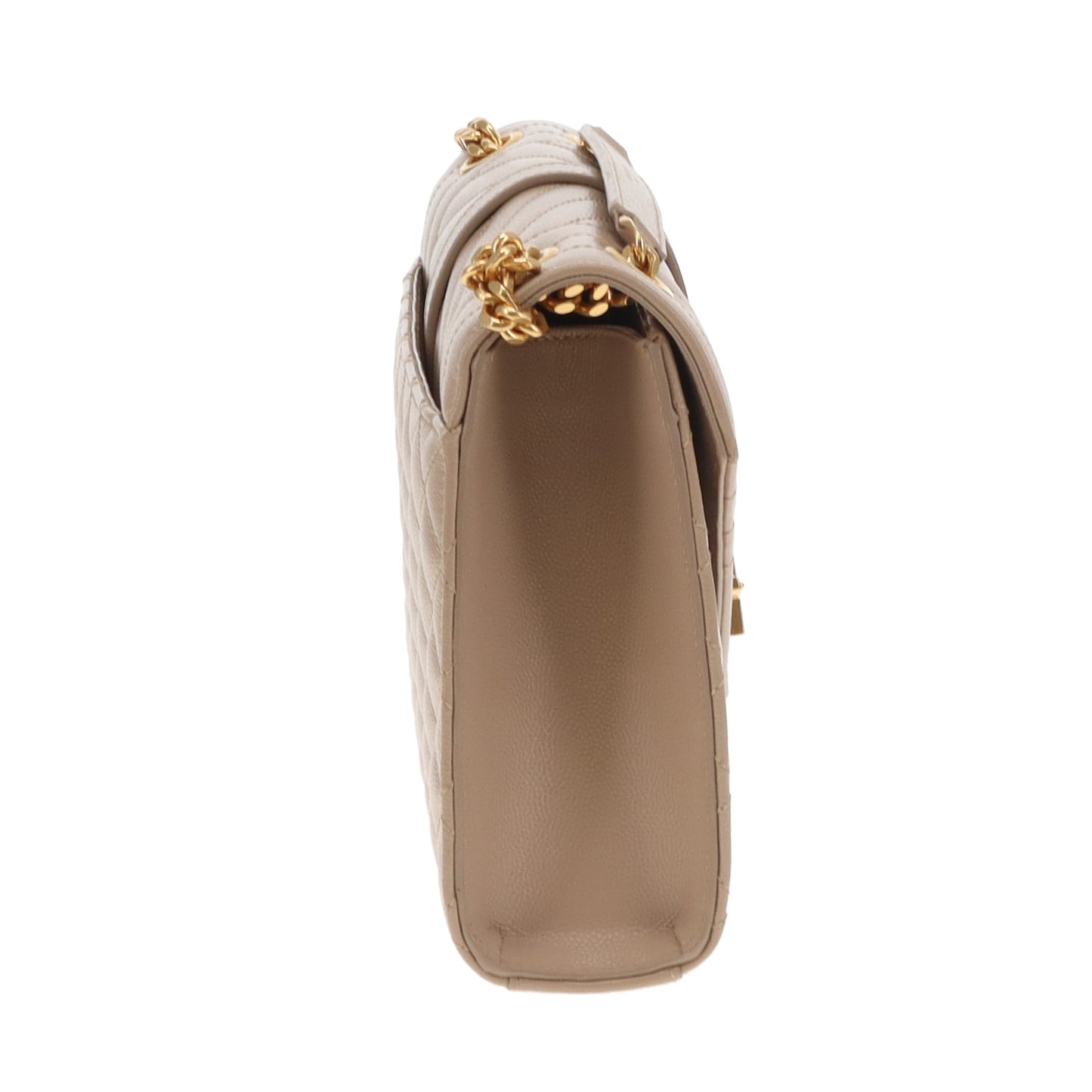 Saint Laurent Envelope Satchel Medium Beige GHW 2024