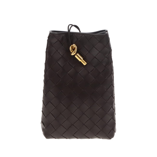 Bottega Veneta Andiamo Phone Pouch Fondant GHW