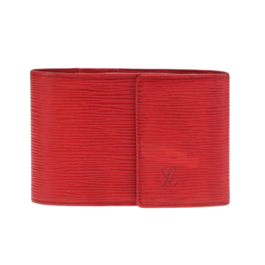 Louis Vuitton Chequebook Holder Vintage Castillian Red Epi Leather