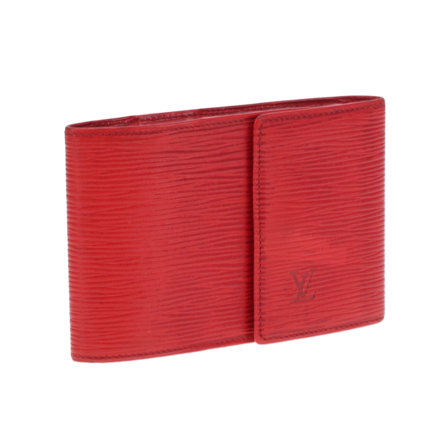 Louis Vuitton Chequebook Holder Vintage Castillian Red Epi Leather