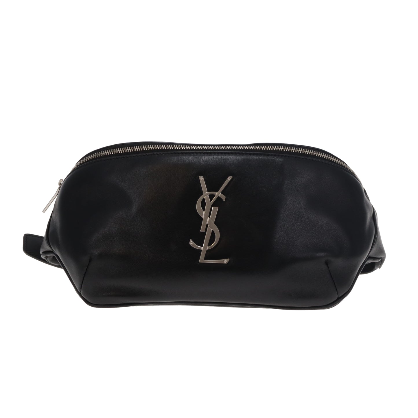 Saint Laurent Cassandre Belt Bag Black Lambskin SHW 2020
