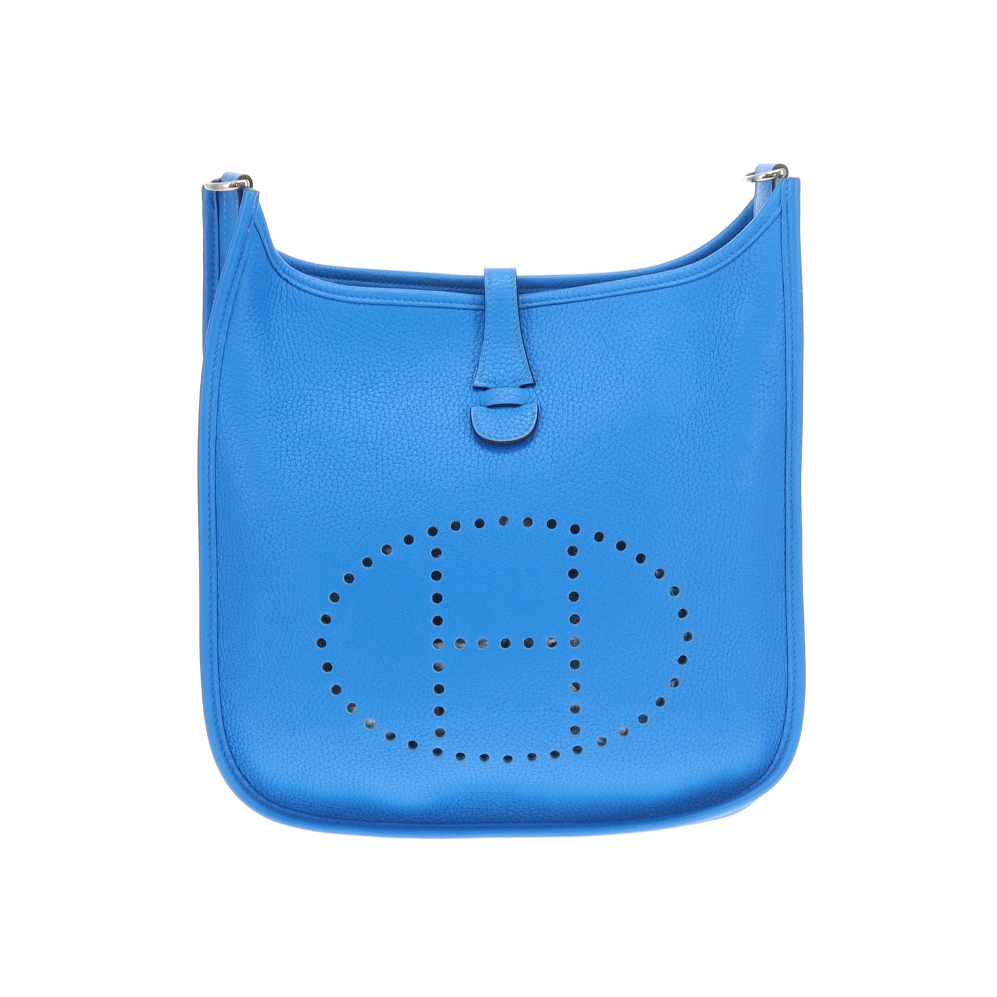 Hermes Evelyne III PM Bleu Hydra PHW - 2016