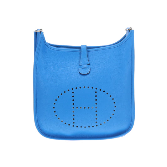 Hermes Evelyne III PM Bleu Hydra PHW - 2016