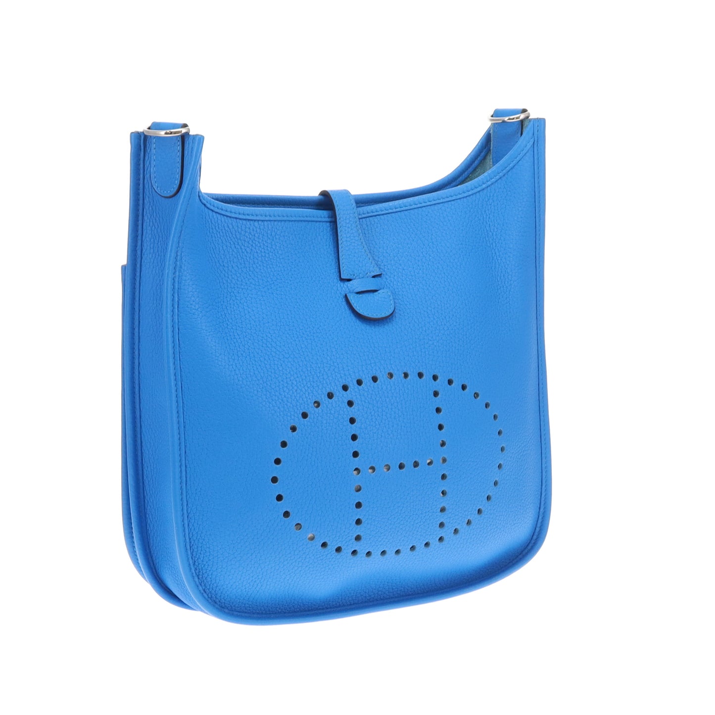 Hermes Evelyne III PM Bleu Hydra PHW - 2016