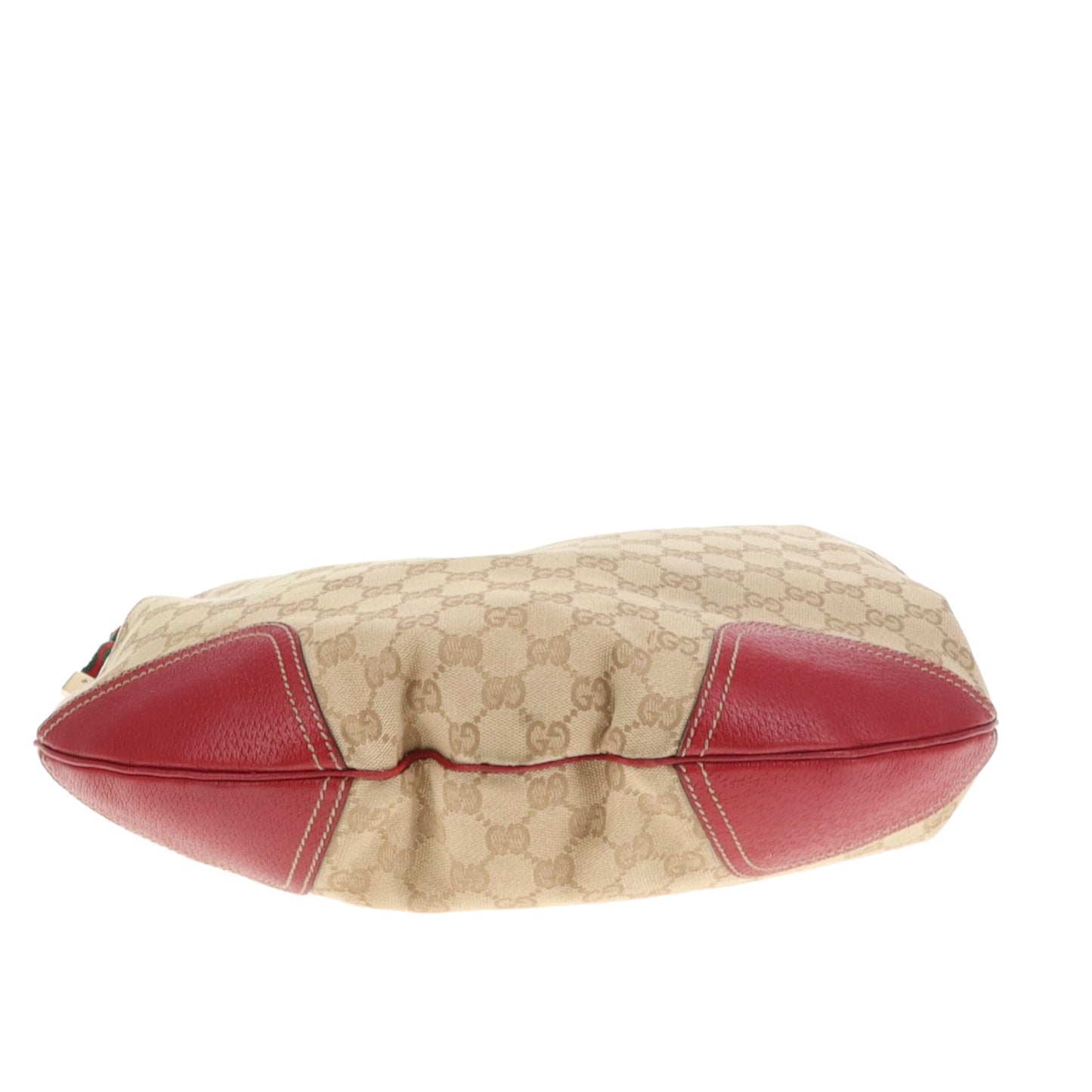 Gucci Princy Hobo GG Canvas and Red Leather