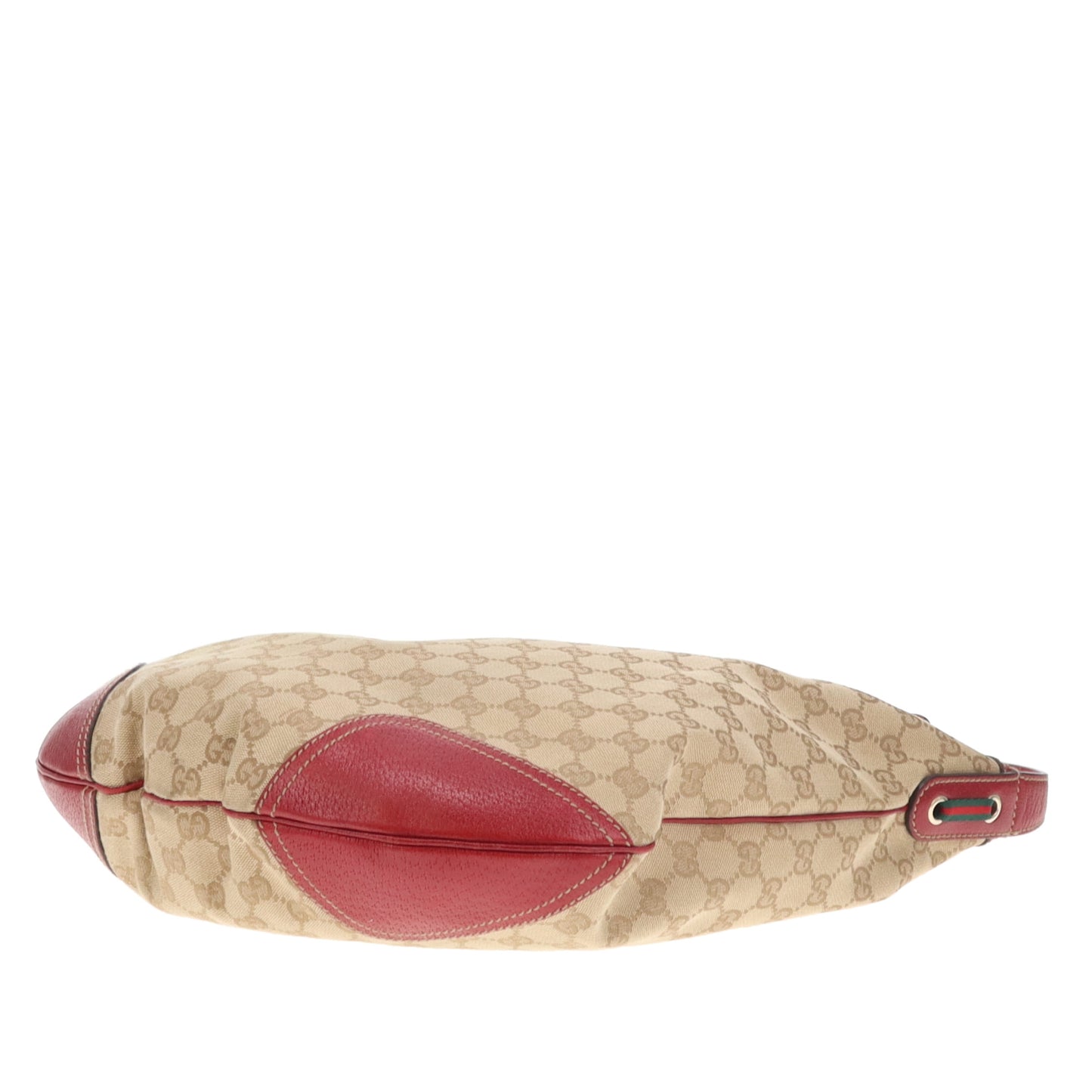 Gucci Princy Hobo GG Canvas and Red Leather