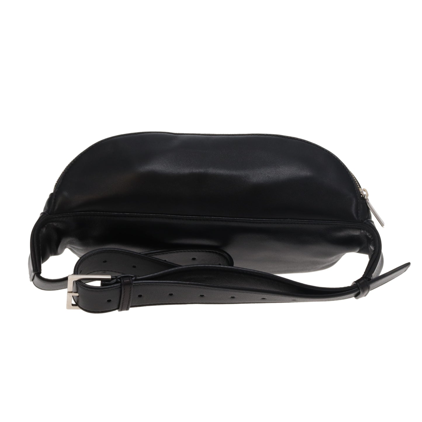 Saint Laurent Cassandre Belt Bag Black Lambskin SHW 2020