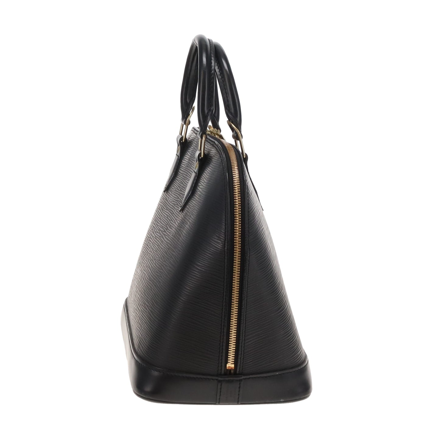 Louis Vuitton Vintage Black Epi Leather Alma PM With Strap AR0061 (2001)