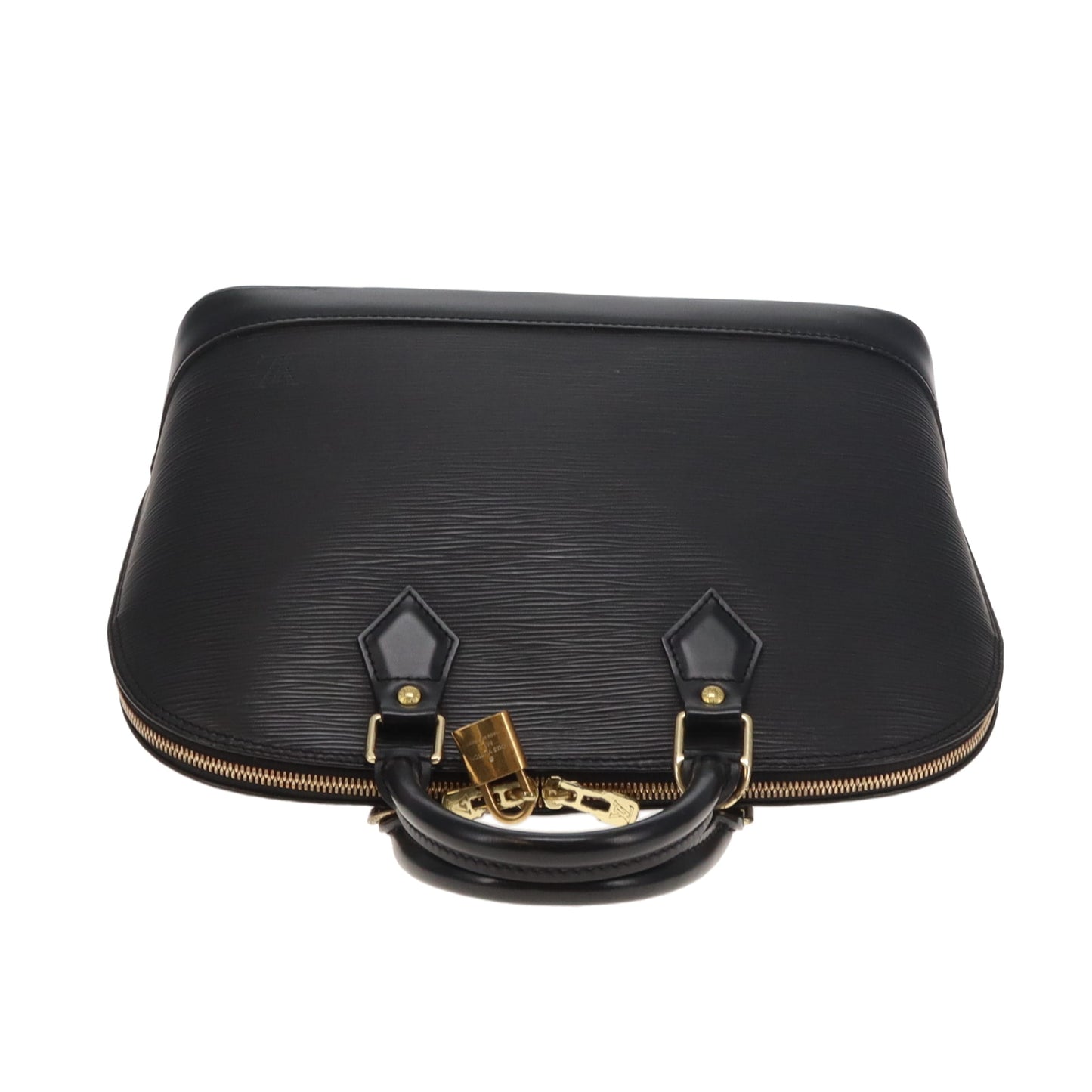 Louis Vuitton Vintage Black Epi Leather Alma PM With Strap AR0061 (2001)