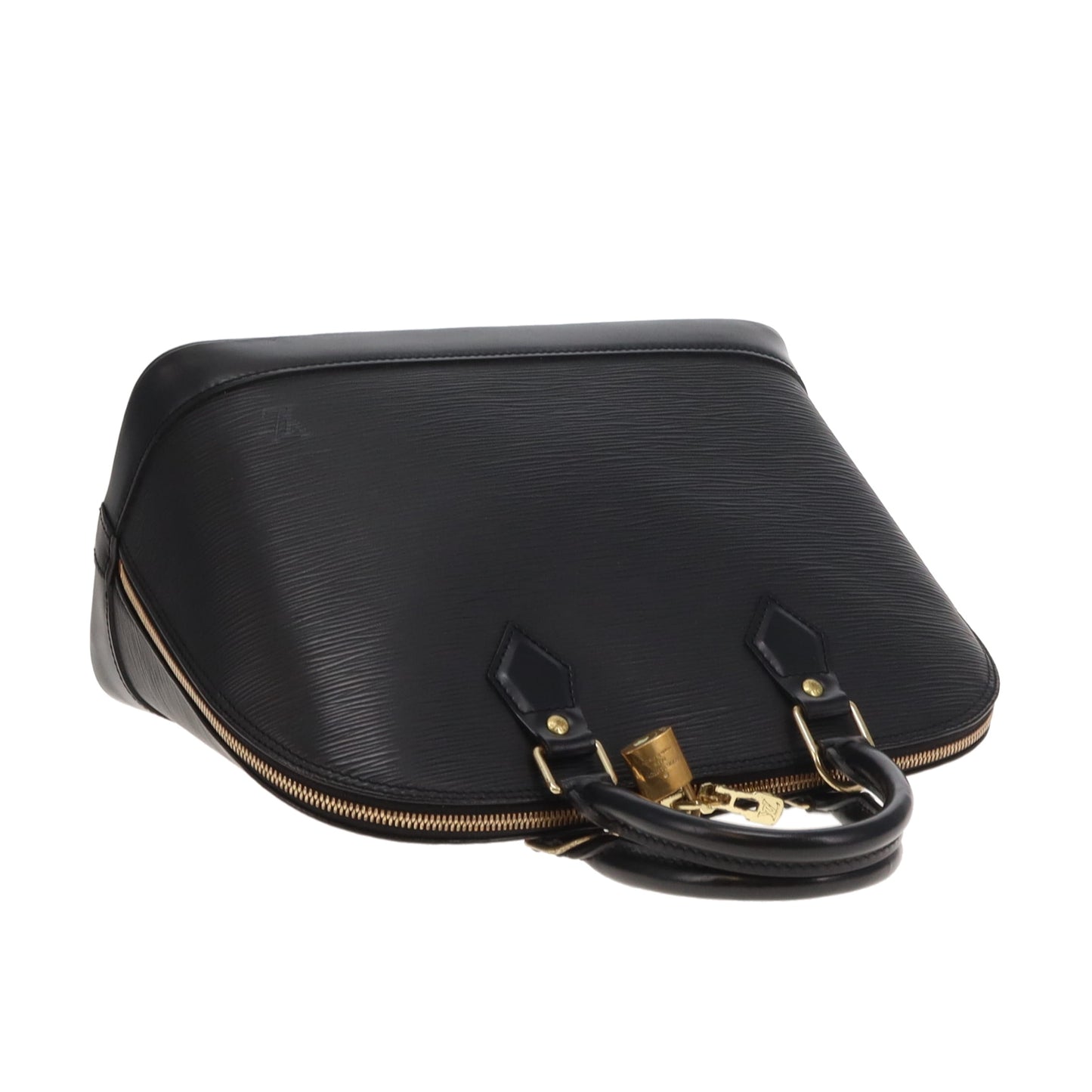 Louis Vuitton Vintage Black Epi Leather Alma PM With Strap AR0061 (2001)