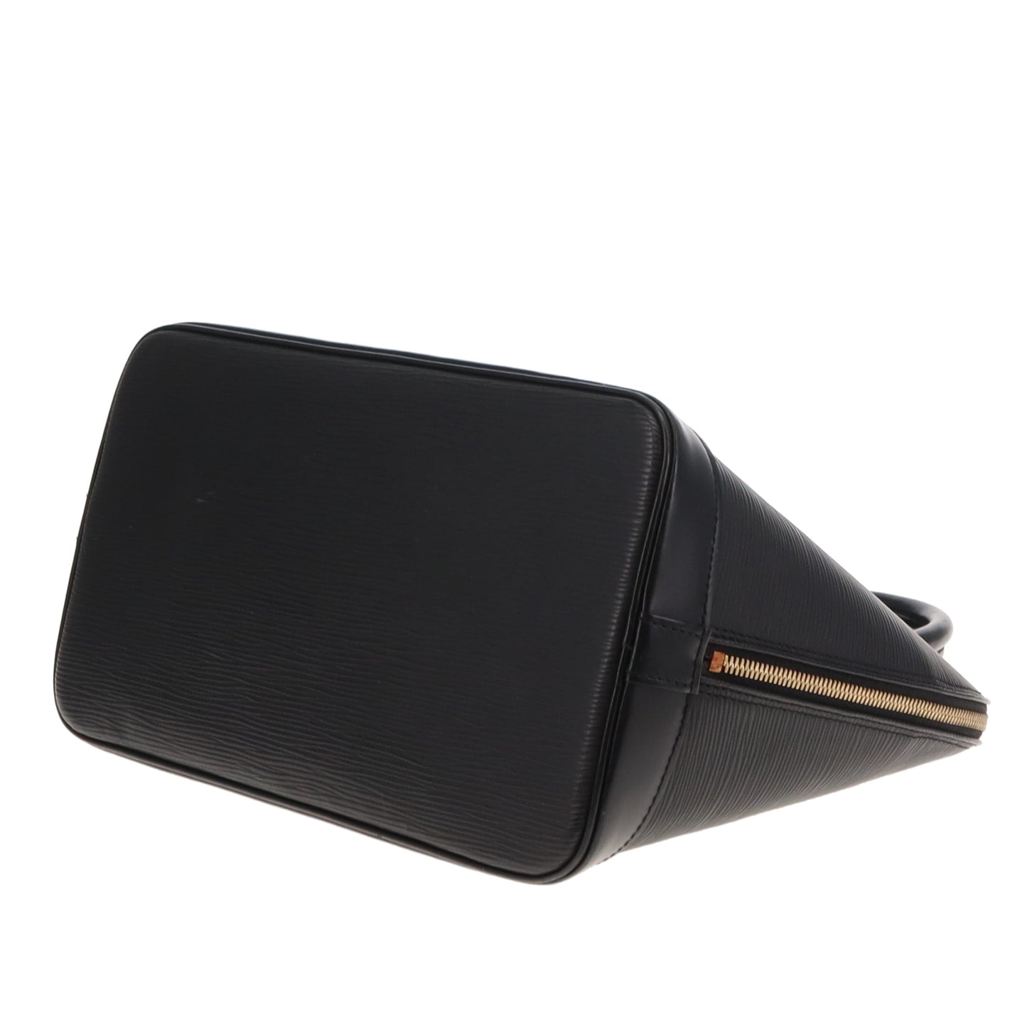 Louis Vuitton Vintage Black Epi Leather Alma PM With Strap AR0061 (2001)