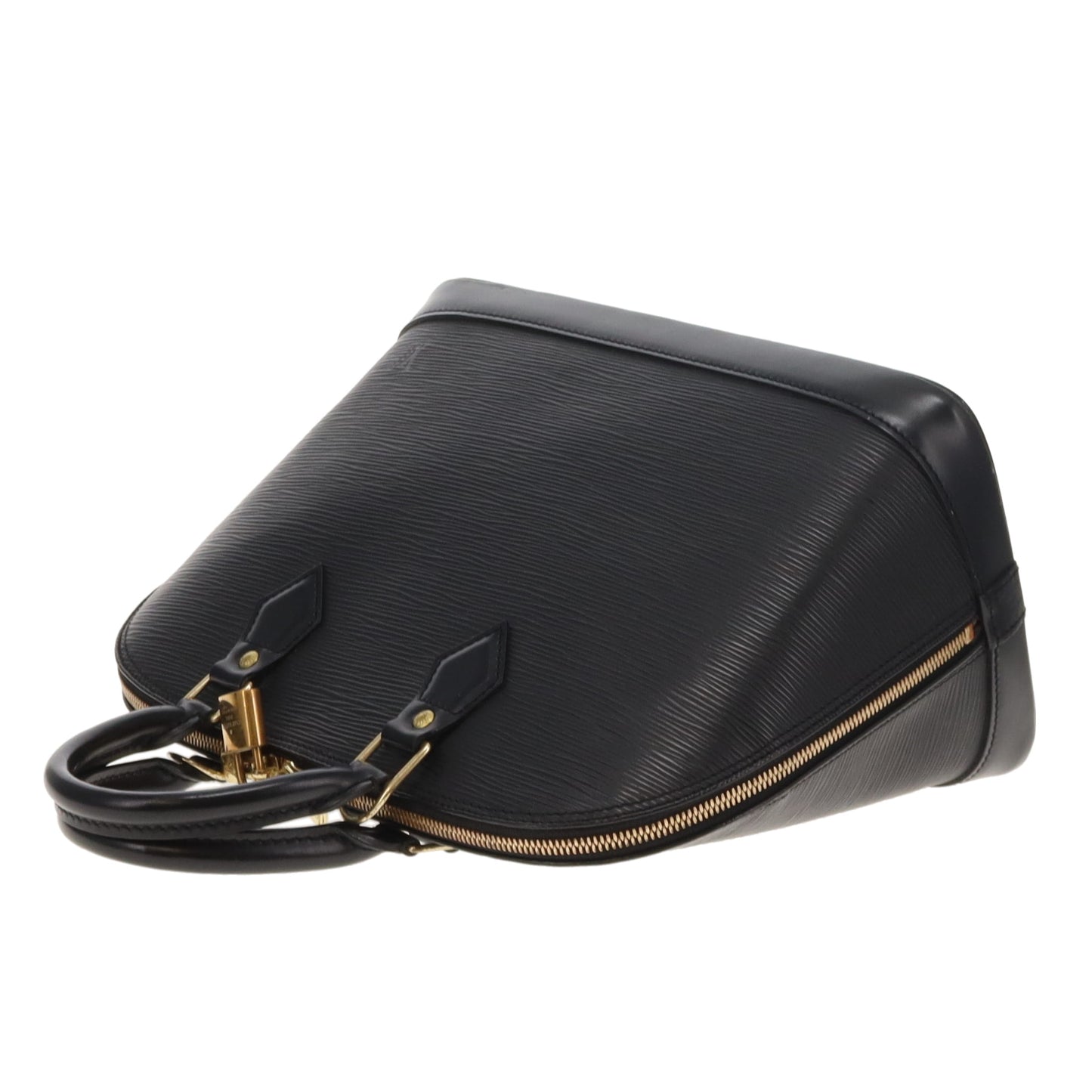 Louis Vuitton Vintage Black Epi Leather Alma PM With Strap AR0061 (2001)