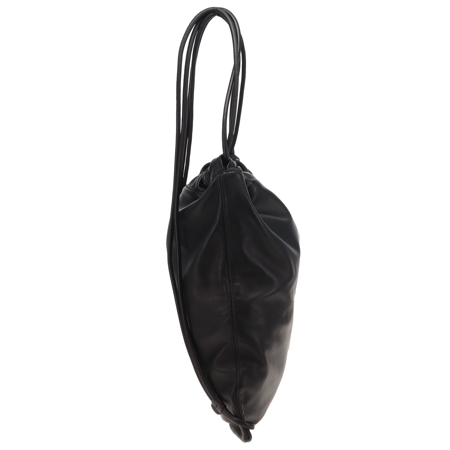 Saint Laurent Teddy Drawstring Backpack Black Leather 2019