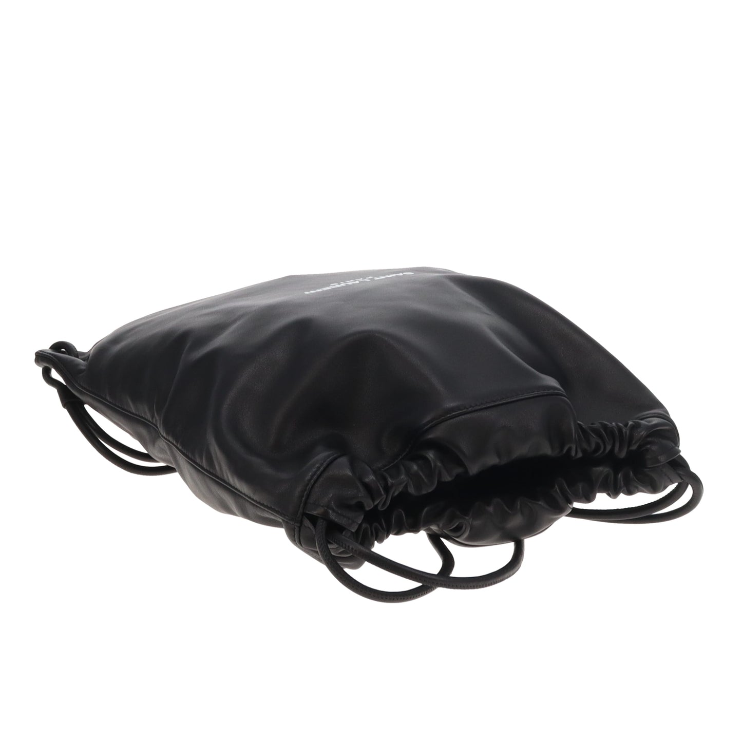 Saint Laurent Teddy Drawstring Backpack Black Leather 2019