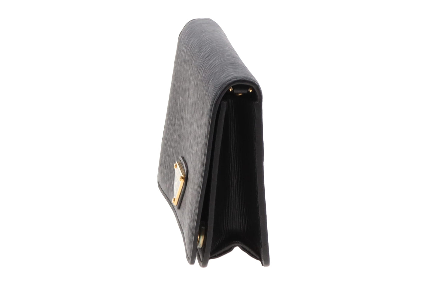 Prada Chain Wallet Black Saffiano GHW