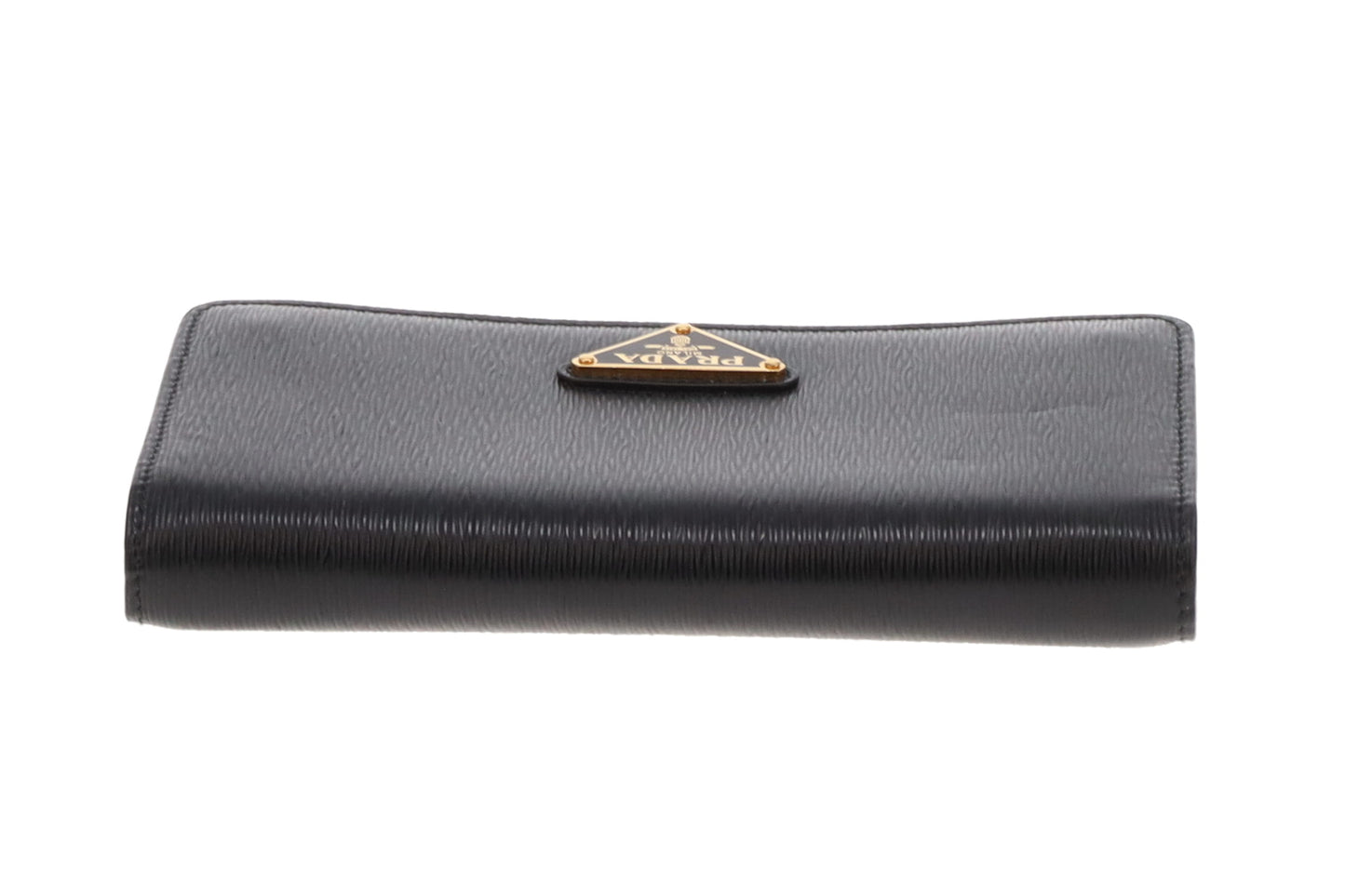 Prada Chain Wallet Black Saffiano GHW