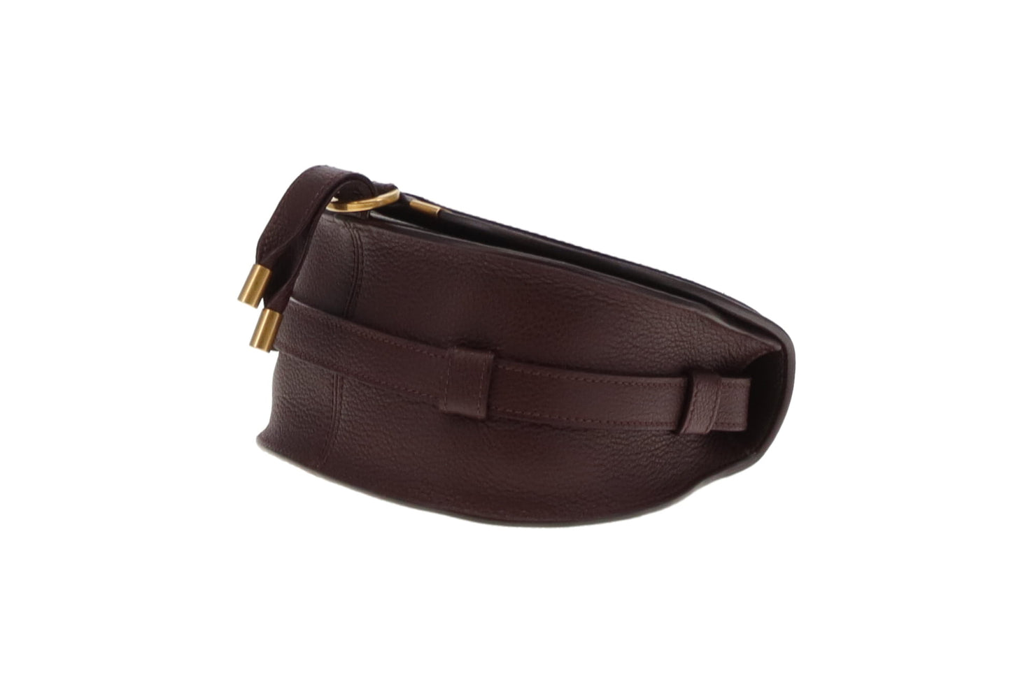 Chloe Marcie Crossbody Burgundy Leather