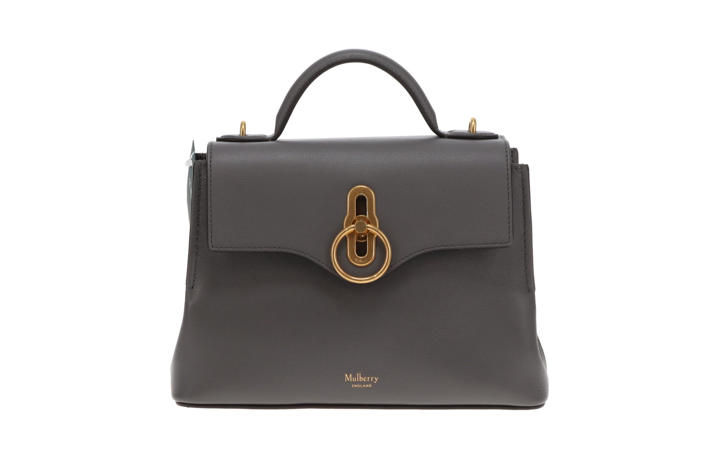 Mulberry Seaton Mini Charcoal Silky Calf GHW